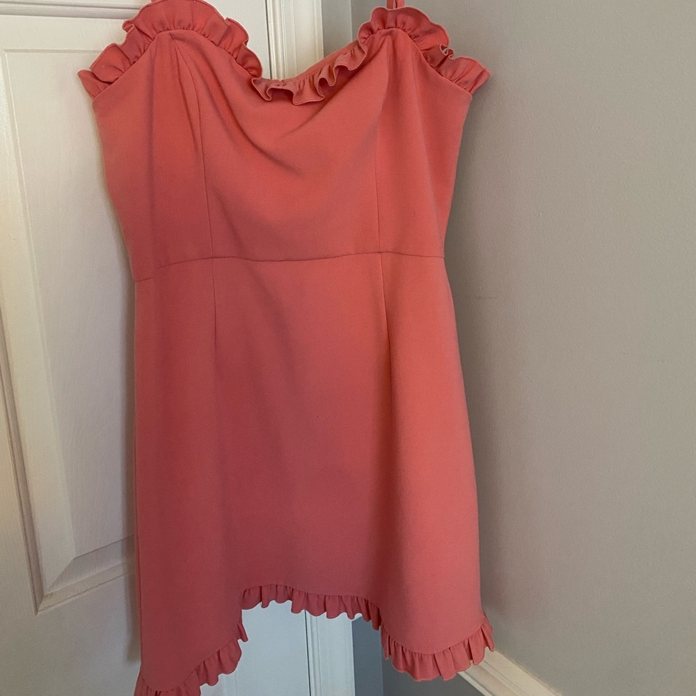 FRENCH CONNECTION RUFFLE MINI DRESS